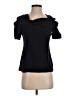 Anthropologie Black Short Sleeve Top Size XS - photo 1