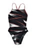 Speedo Graphic Black One Piece Swimsuit Size 8 - Med - photo 1