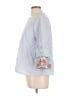 Crown & Ivy Blue 3/4 Sleeve Blouse Size L - photo 5