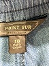 Point Sur 100% Cotton Blue Casual Pants Size 10 - photo 7