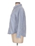 Old Navy 100% Cotton Stripes Blue Long Sleeve Button-Down Shirt Size Lg Petite - photo 5