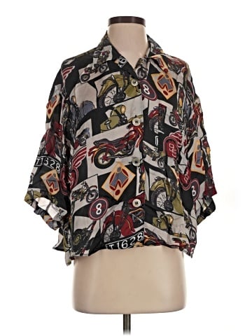 Hache Short Sleeve Blouse (view 1)