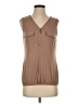 Perseption Concept Brown Sleeveless Top Size S - photo 1