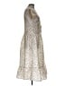 Samsoe Samsoe 100% Polyester Animal Print Ivory Cocktail Dress Size L (estimated) - photo 4