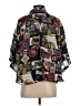 Hache 100% Viscose Print Black Short Sleeve Blouse Size EU (IT) 40 / US 4 - photo 2