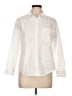 Old Navy 100% Cotton White Long Sleeve Button-Down Shirt Size Lg Petite - photo 1