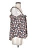 Bishop + Young 100% Polyester Blue Sleeveless Blouse Size S - photo 4