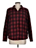 L.L.Bean 100% Cotton Plaid Red Fleece Size M (petite) - photo 1