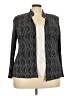 DressBarn Chevron-herringbone Gray Blazer Size 18 - 20 - photo 1