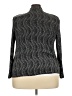 DressBarn Chevron-herringbone Gray Blazer Size 18 - 20 - photo 2