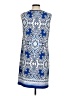 Sandra Darren Print Blue Casual Dress Size M - photo 2