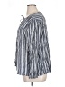 Old Navy 100% Rayon Stripes Gray 3/4 Sleeve Blouse Size XL - photo 5