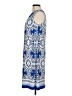 Sandra Darren Print Blue Casual Dress Size M - photo 5