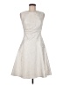 Lela Rose 100% Polyester Metallic Silver Cocktail Dress Size 6 - photo 1