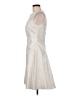 Lela Rose 100% Polyester Metallic Silver Cocktail Dress Size 6 - photo 5