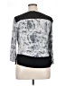 Calvin Klein 100% Viscose Silver 3/4 Sleeve Top Size XL - photo 2
