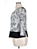 Calvin Klein 100% Viscose Silver 3/4 Sleeve Top Size XL - photo 5