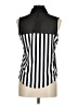 Paper Crane 100% Polyester Stripes Black Sleeveless Blouse Size M - photo 2