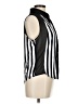 Paper Crane 100% Polyester Stripes Black Sleeveless Blouse Size M - photo 4