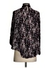 Cato 100% Rayon Black 3/4 Sleeve Blouse Size S - photo 2
