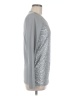 Isda & Co Metallic Silver Long Sleeve Top Size M - photo 4