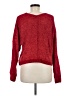 Pink Rose 100% Polyester Red Pullover Sweater Size M - photo 2