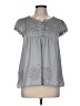 Bizz Princess Gray Short Sleeve Blouse Size M - photo 1