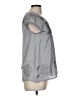 Bizz Princess Gray Short Sleeve Blouse Size M - photo 4