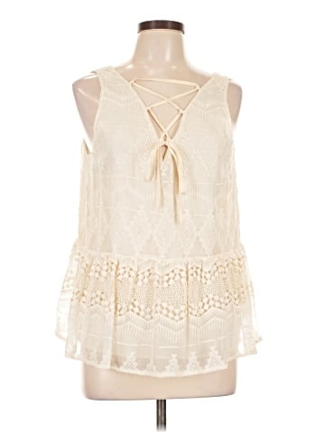 1.State Sleeveless Silk Top (view 1)