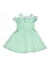 Rare Editions 100% Polyester Solid Green Dress Size 6X - photo 1