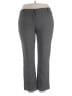 AB Studio Solid Gray Dress Pants Size 16 - photo 1