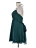 BCBGMAXAZRIA 100% Silk Teal Cocktail Dress Size 8 - photo 5