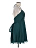 BCBGMAXAZRIA 100% Silk Teal Cocktail Dress Size 8 - photo 4