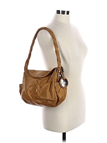 B Makowsky Leather Shoulder Bag (view 2)