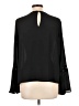 Rebecca Minkoff 100% Polyester Solid Black Long Sleeve Blouse Size L - photo 2