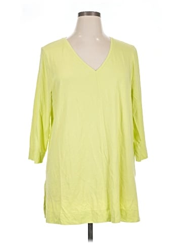 Chico's 3/4 Sleeve T-Shirt (view 1)