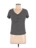 Caution to the Wind Black Short Sleeve Top Size M - photo 1