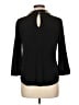 Moa Moa Black 3/4 Sleeve Top Size L - photo 2