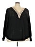 In'Voland Black Long Sleeve Blouse Size 24W - photo 1