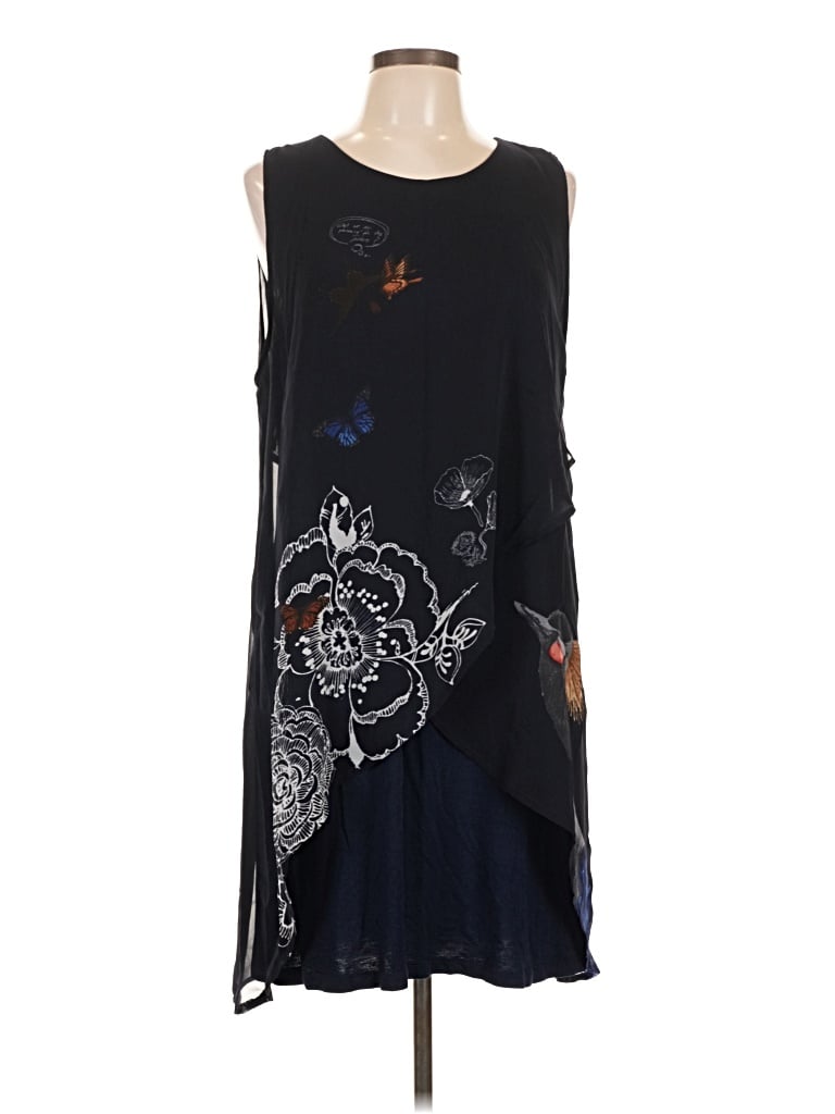 Pre-owned Desigual Casual Dress In Black