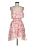 Emerald Sundae 100% Polyester Floral Pink Cocktail Dress Size M (estimated) - photo 1