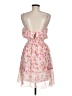 Emerald Sundae 100% Polyester Floral Pink Cocktail Dress Size M (estimated) - photo 2