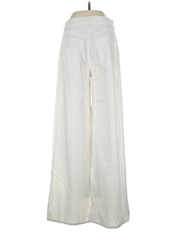 Madewell Superwide-Leg Jeans in Tile White: Airy Denim Edition (view 2)