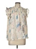 Hayden 100% Polyester Ivory Sleeveless Blouse Size L - photo 1