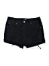 Almost Famous Black Denim Shorts Size 7 - photo 1