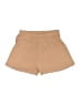 Shein 100% Polyester Solid Tan Shorts Size 12 - photo 2