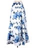 City Studio 100% Polyester Floral Blue Casual Skirt Size 9 - photo 2