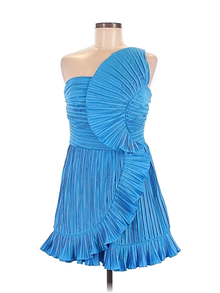 Pre-owned Amur Cocktail Dress In Blue