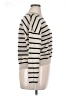 Mikarose Stripes Ivory Turtleneck Sweater Size XL - photo 4
