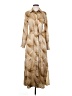 Worthington 100% Polyester Tan Casual Dress Size XS - photo 1